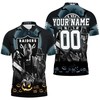 Celebrate Halloween with a Spooky Las Vegas Raiders 3D Personalized Polo Shirt All Over Print Shirt