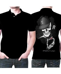 Celebrate Iconic Cars with Pontiac Automobile Manufacturer Company Logo Brand 3D All Over Print Polo Shirt