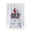 Celebrate Independence Day with this 4th of July Home Decor Shower Curtain perfect for outdoor patios