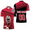Celebrate Ohio State Buckeyes B1G Championship in 3D Personalized Polo Shirt