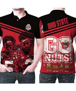 Celebrate Ohio State Buckeyes Garrett Wilson 5 And Chase Young University Football Team In This Polo Shirt