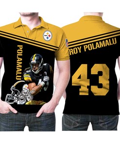 Celebrate Pittsburgh Steelers' Legend with Personalized 3D Polo Shirt