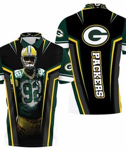 Celebrate Reggie White 92 Green Bay Packers Eagles Panthers Volunteers with 3D All Over Print Polo Shirt