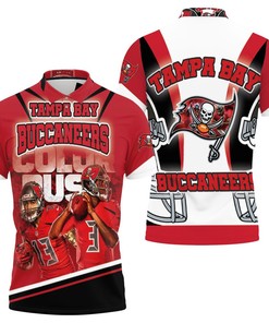 Celebrate Tampa Bay Buccaneers' 2021 Nfl Championship With Our All Over Print Polo Shirt