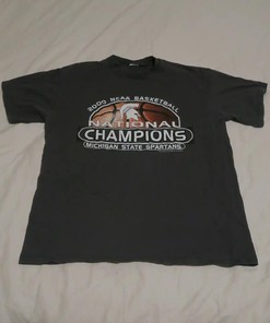 Celebrate The 2000 Logo Athletic Msu Spartans Ncaa Basketball Champions With Apparel For Football Fans