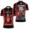 Celebrate The Tampa Bay Buccaneers 2021 Super Bowl Nfc South Championship With Our Personalized 3D Print Polo Shirt
