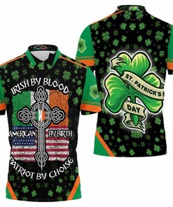 Celebrate Your Heritage with the Irish By Blood American 3D All Over Print Polo Shirt