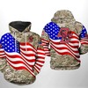 Celebrate Your Team and Country with Boston College Eagles NCAA US Flag Camo Veteran 3D Hoodie