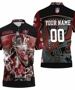 Celebrate Your Team's NFC South Championship Flag Nfc South Champions Super Bowl 2021  3D All Over Print Polo Shirt