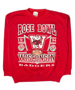 Celebrate the 1994 Rose Bowl with Wisconsin Badgers Vintage Style Sweatshirt Bundle, NCAA Fan Gift