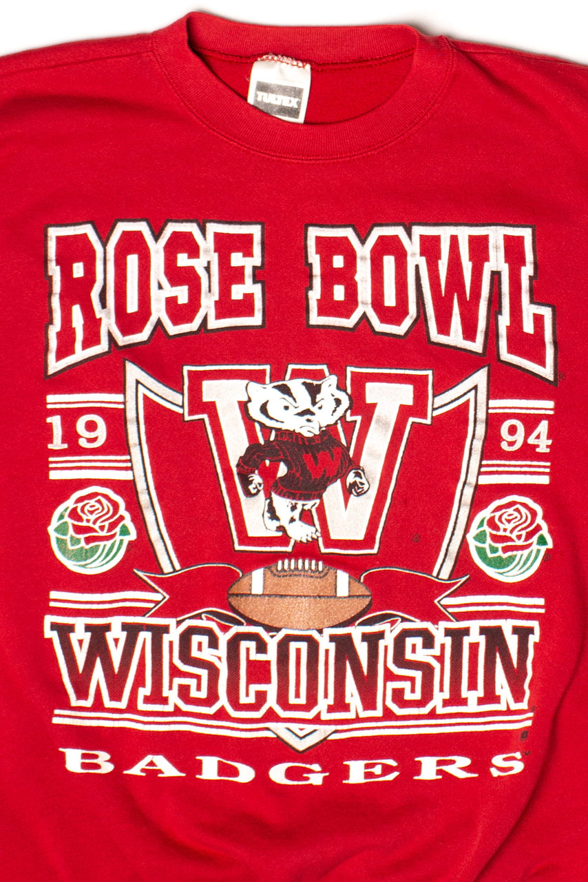 Celebrate the 1994 Rose Bowl with Wisconsin Badgers Vintage Style Sweatshirt Bundle, NCAA Fan Gift - Image 2