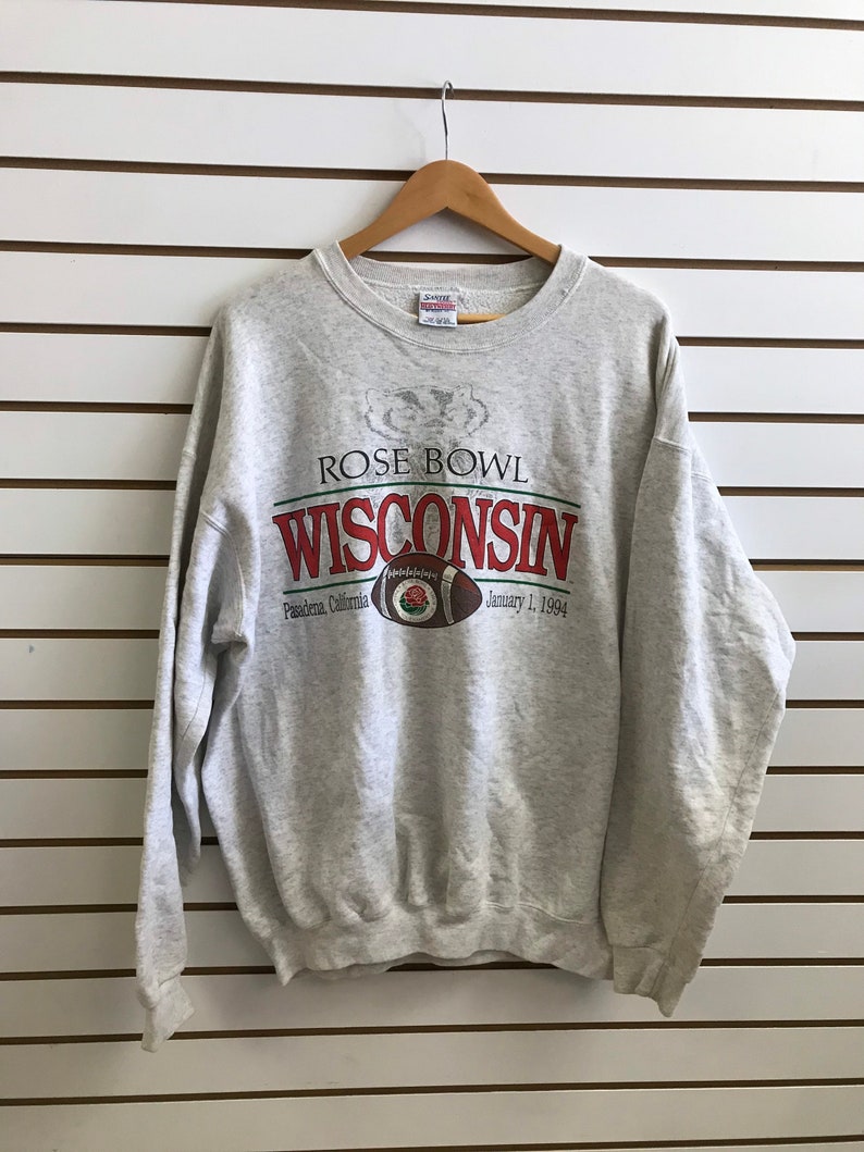 Celebrate the 1994 Rose Bowl with Wisconsin Badgers Vintage Style Sweatshirt Bundle, NCAA lovers