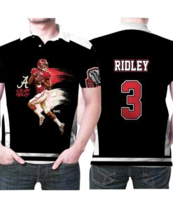 Celebrate the Alabama Crimson Tide's great player Calvin Ridley with a football 3D all-over print polo shirt for fan