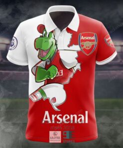 Celebrate the Arsenal FC with their Scratch Mascot Polo Shirt