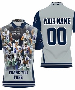 Celebrate the Cowboys' Success with This Personalized 3D All Over Print Polo Shirt
