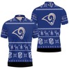 Celebrate the Holiday Season with the Los Angeles Rams Ugly Sweatshirt Christmas 3D Polo Shirt