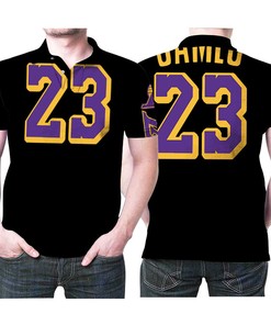 Celebrate the Legend with the LA Lakers Lebron James 23 Nba Legend Player Basketball Team Jersey Style Gift Polo Shirt
