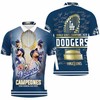 Celebrate the Los Angeles Dodgers' World Series Victory with MLB 2020 3D All Over Print Polo Shirt