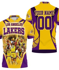 Celebrate the Los Angeles Lakers Western Conference Championship with this personalized Polo Shirt