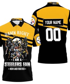 Celebrate the Pittsburgh Steelers in Style with a Personalized Polo Shirt All Over Print Shirt 3D T-Shirt