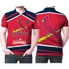 Celebrate the St Louis Cardials NL Central Divisions Champions with this Logo 3D All Over Print Polo Shirt