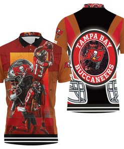 Celebrate the Tampa Bay Buccaneers' 2021 NFL Victory with 13 Mike Evans 3D All Over Print Polo Shirt!