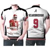 Celebrate the great play of Bo Scarbrough on the Alabama Crimson Tide with a football 3D designed polo shirt
