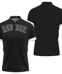 Celebrate with Boston Red Sox in Black 2019 Jersey Inspired Style 3D All Over Print Polo Shirt.