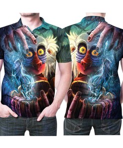 Celebrate your love for Lion King with Rafiki Wizard Create Simba Lion King 3D All Over Print Polo Shirt