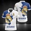 Celebrate your love for Real Madrid with Real Madrid Polo Shirt with Personalized 3D Design