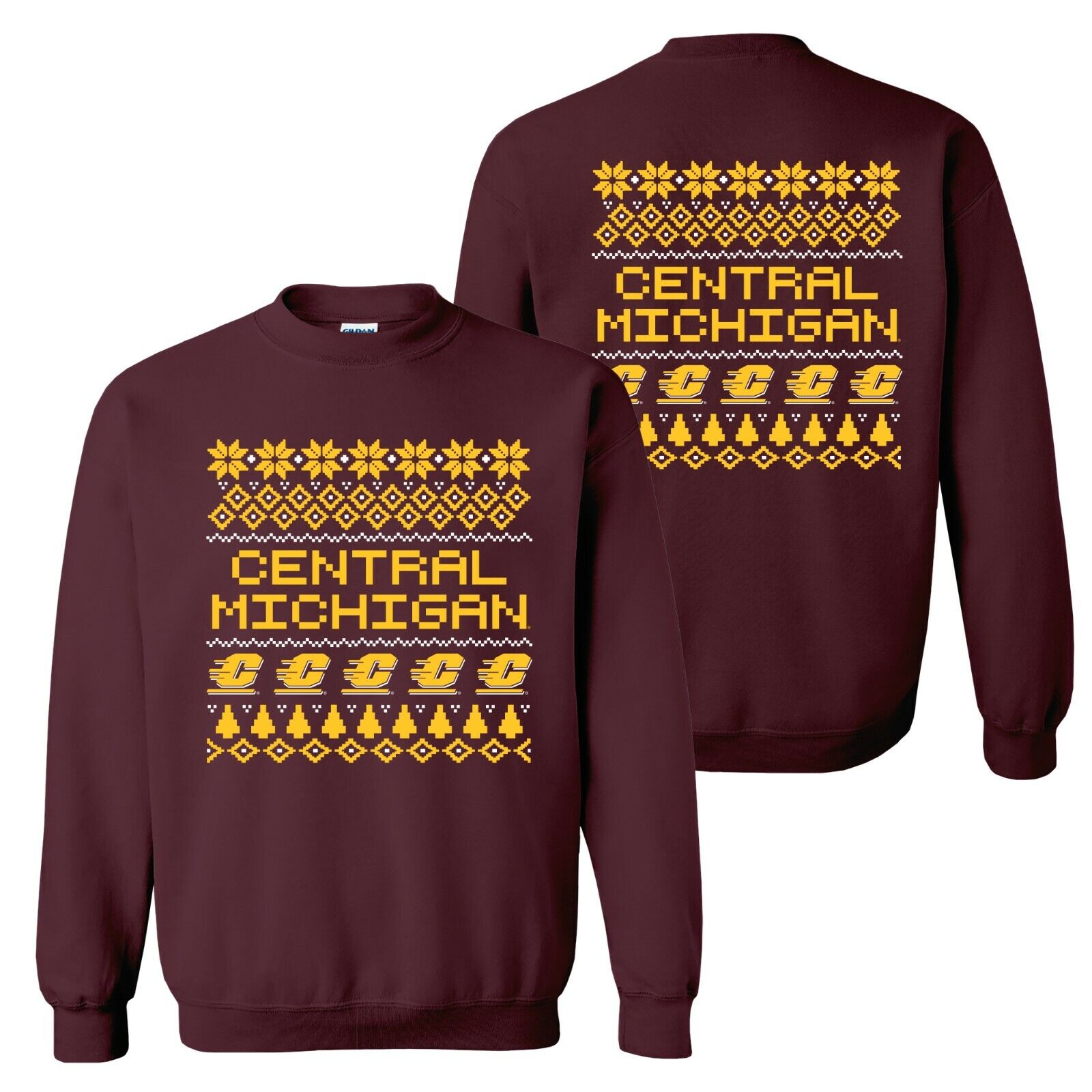 Central Michigan Chippewas Holiday Shirt Sweatshirt Hoodie, Fan Gifts
