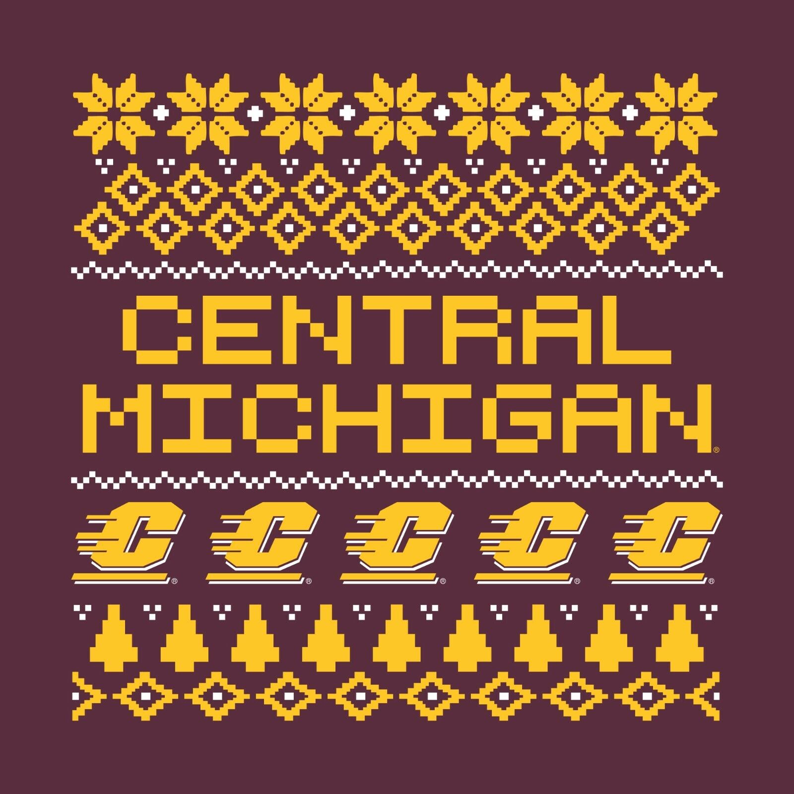 Central Michigan Chippewas Holiday Shirt Sweatshirt Hoodie, Fan Gifts - Image 2