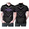 Chadwick Boseman Black Panther Superhero Suit Signature Polo Shirt with Personalization
