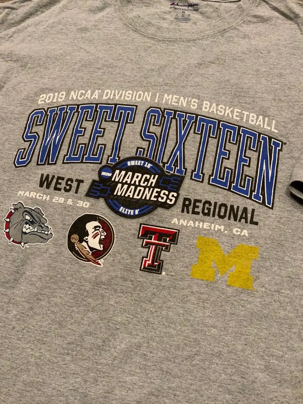 Champion 2019 Tournament Sweet Sixn March Madness T-Shirt Sweatshirt American Football Sweatshirt Sports Gifts - Image 2