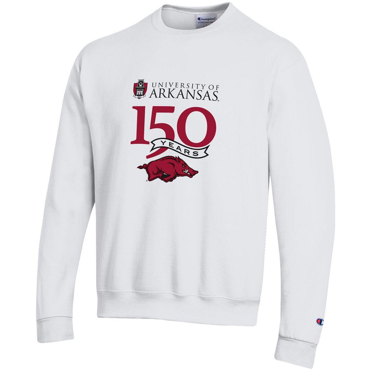 Champion Arkansas Razorbacks 150Th Anniversary Pullover Sweatshirt, Hogs Shirt Gifts For Razorbacks Lover - Image 2