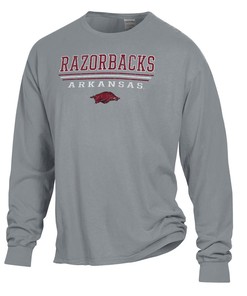 Champion Arkansas Razorbacks Wordmark Slash T-Shirt For Ncaa Fans