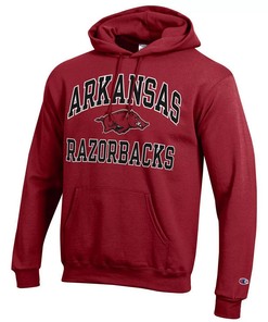 Champion Cardinal Arkansas Razorbacks High Motor Pullover Hoodie, Hogs Shirt Gifts For Razorbacks Lover