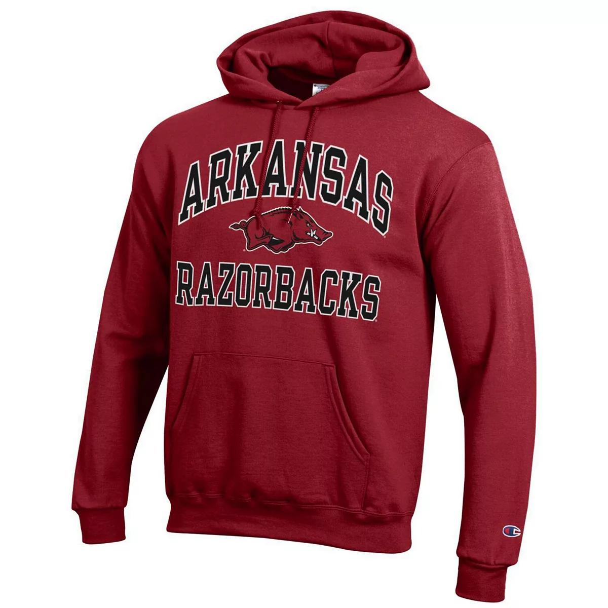 Champion Cardinal Arkansas Razorbacks High Motor Pullover Hoodie, Hogs Shirt Gifts For Razorbacks Lover