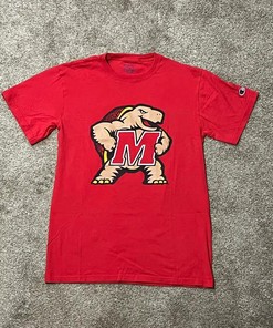 Champion Maryland Terrapins Double Sided Sweatshirt Hoodie Football Game Day T-Shirt Lover