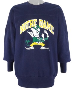 Champion Notre Dame Fighting Irish Deadstock Sweatshirt 1990S Vintage Unisex Sweatshirt American Football Shirt