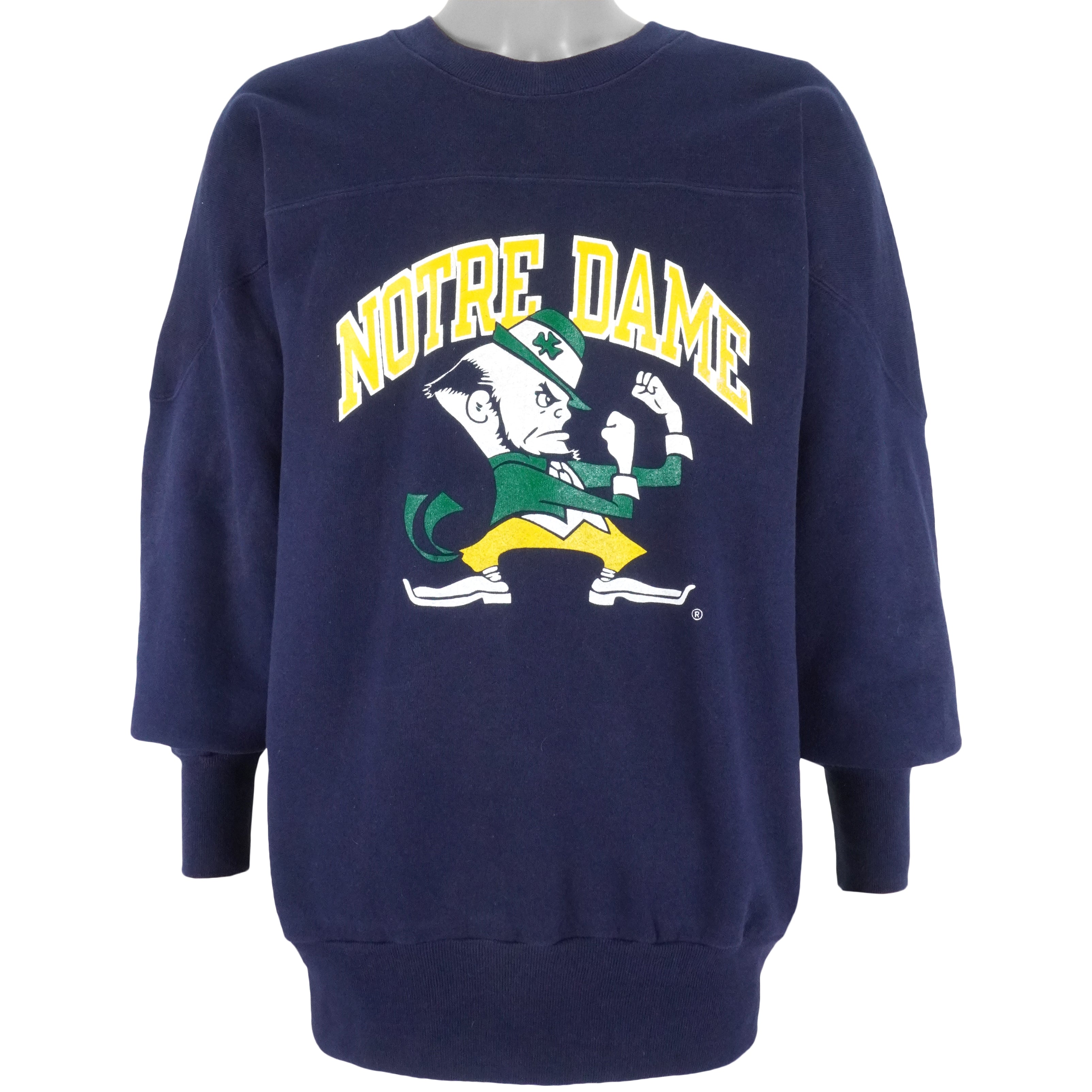 Champion Notre Dame Fighting Irish Deadstock Sweatshirt 1990S Vintage Unisex Sweatshirt American Football Shirt