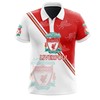 Channel Your Inner Fan with the Liverpool You'll Never Walk Alone Polo Shirt Featuring 3D Print and All Over Print