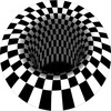 Checkered 3D Vortex Illusions Floor Mat: Durable Anti-SlipRug for Your Living Room, Bedroom, and Kitchen Decor