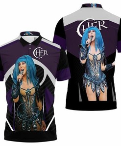 Cher Legend Signer Signed For Fan 3D All Over Print Breathable Fabric Polo Shirt
