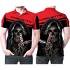 Chevrolet Corvette Maiden Skull Hold Corvette Logo 3d Printed Gift For Corvette Fan Polo Shirt