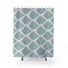 Chic Contemporary Shower Curtain for a Stylish College Dorm Room, 71 x 71 inch Curtain