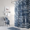 Chic Navy Blue Shower Curtain, Add Style to Your Bathroom