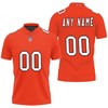 Chicago Bears NFL American Football Team Custom Game Orange 3D All Over Print Polo Shirt for Fans
