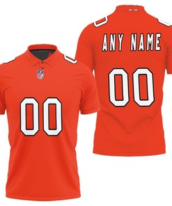 Chicago Bears NFL American Football Team Custom Game Orange 3D All Over Print Polo Shirt for Fans
