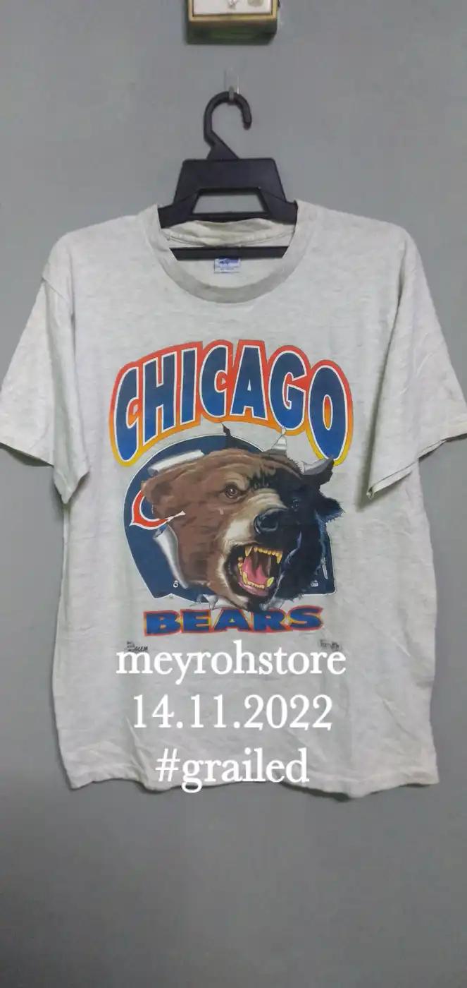 Chicago Bears T-Shirt Sweatshirt Pullover Hoodie Reprinted Full Color Full Size Gift For Nfl Fans